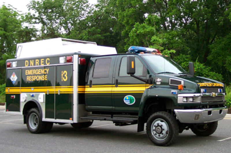 An emergency response vehicle
