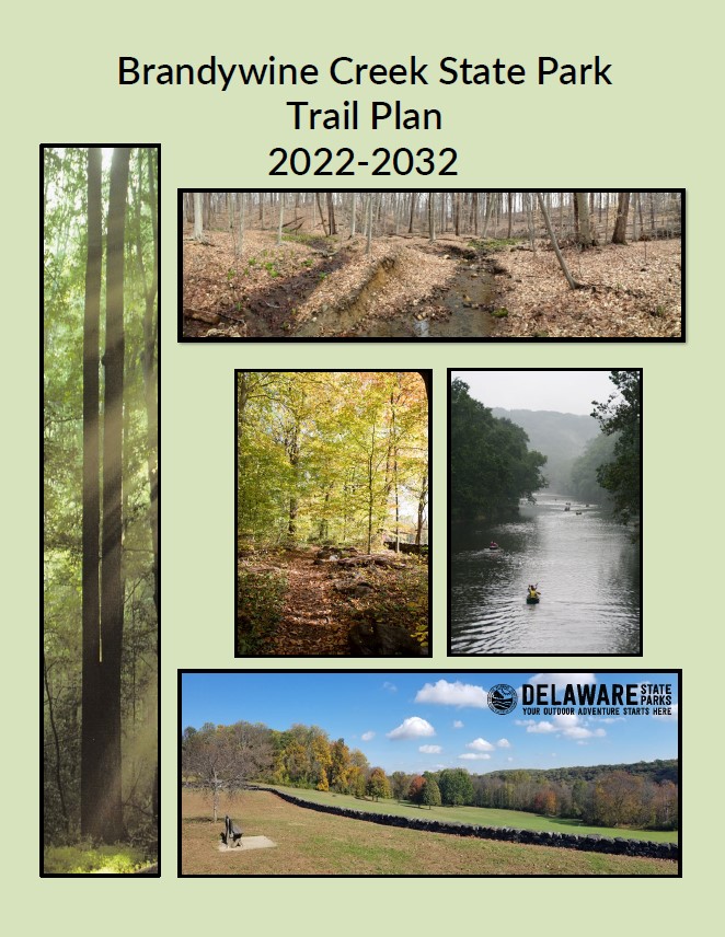 Cover of the Brandywine Creek State Park Trail Plan document