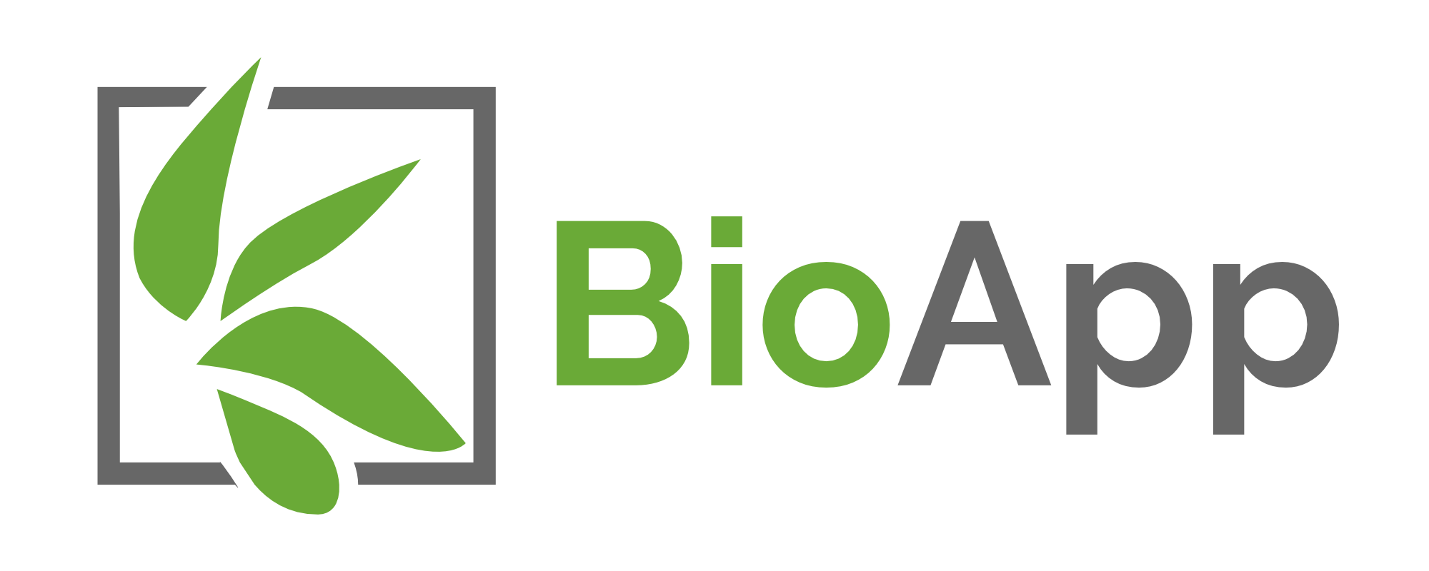 BioApp Logo, with Link