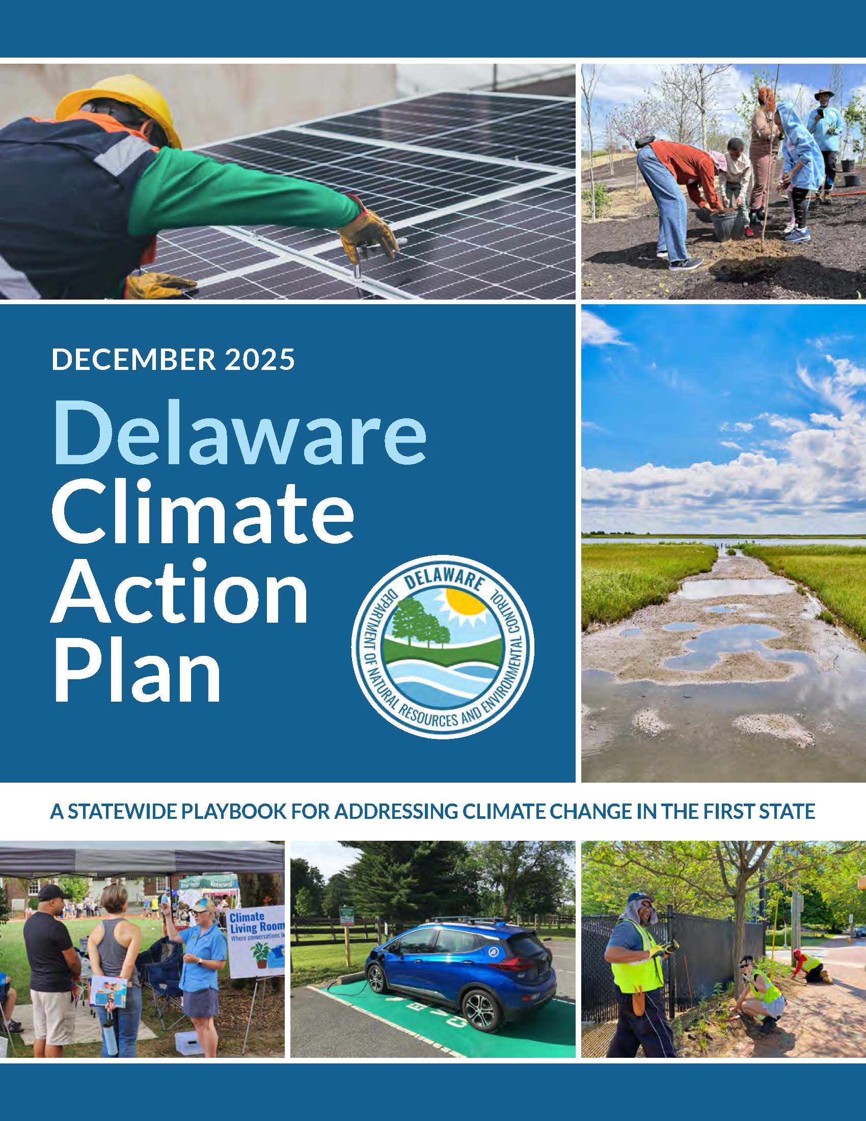 Cover of the 2025 Delaware Climate Action Plan.