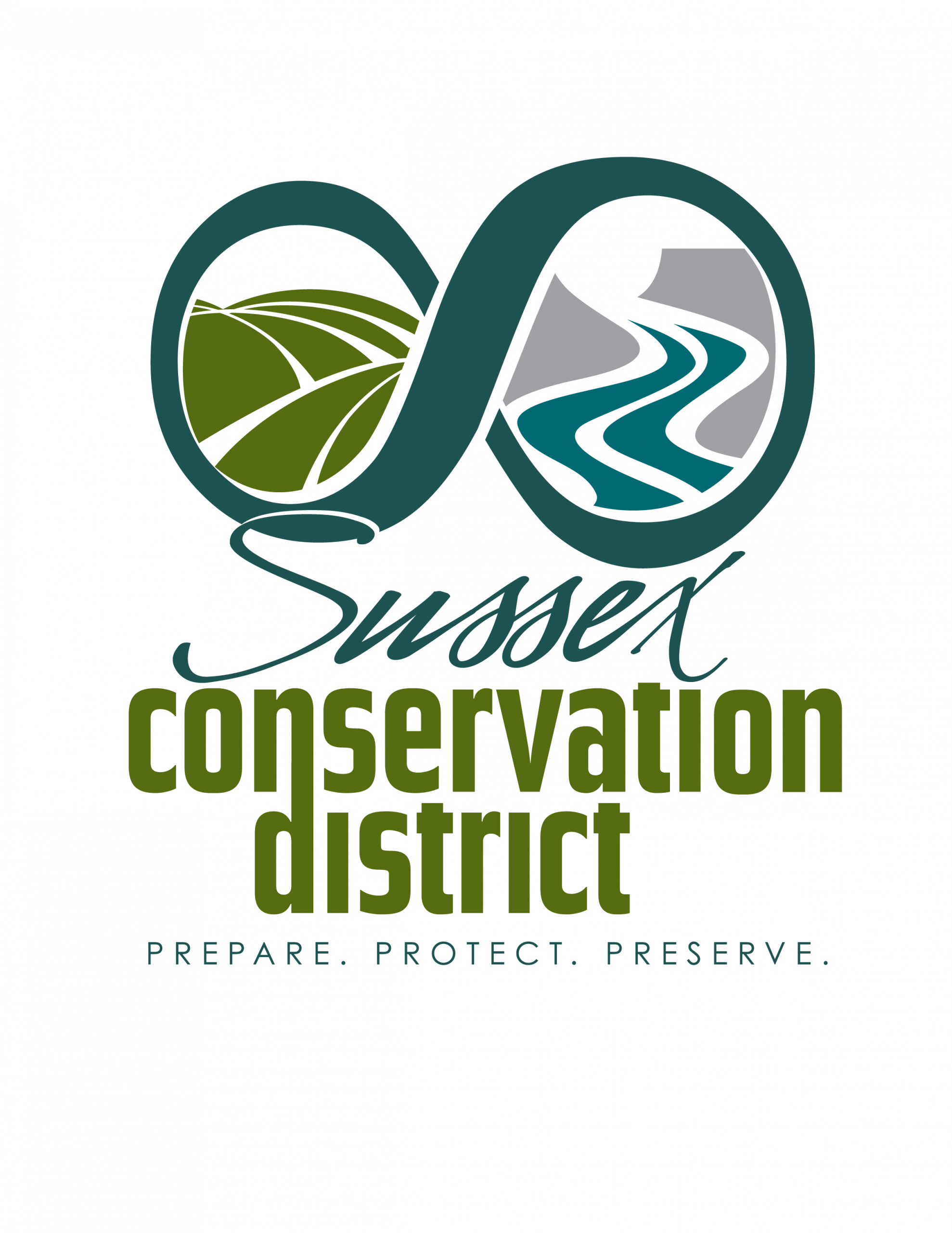 Sussex Conservation District logo, with the words: "Prepare, Protect, Preserve."